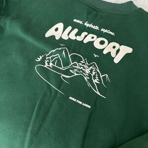 Green Allsport Graphic Sweatshirt